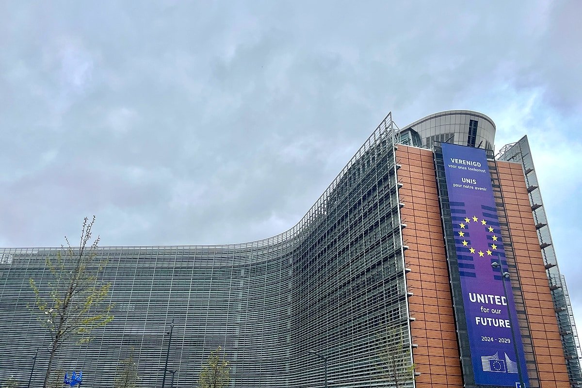 The European Commission headquarters in Brussels ahead of decisions on the Electronic Arts acquisition