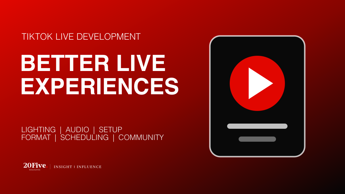 TikTok LIVE creator support covering lighting, audio, setup and community engagement