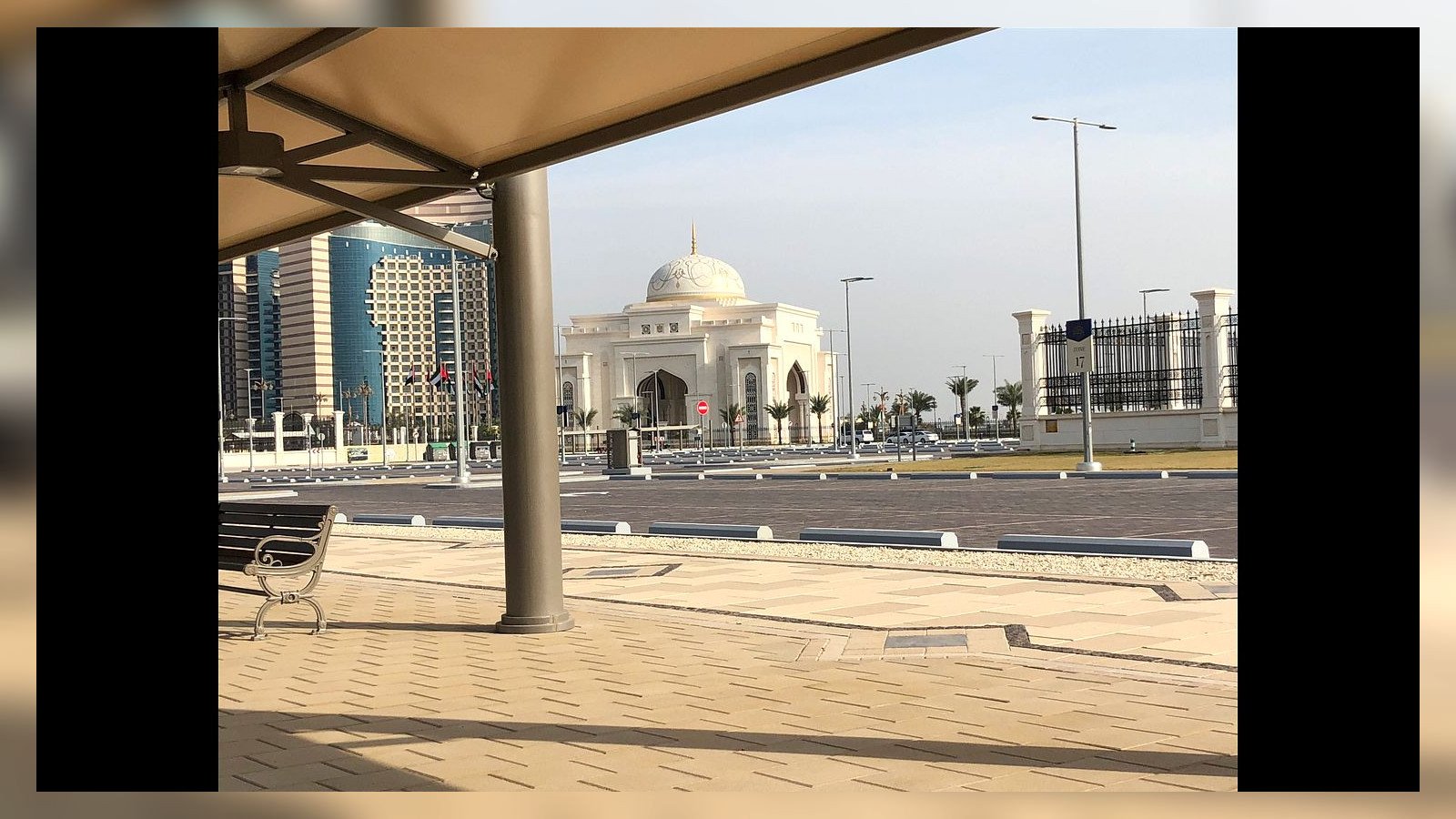 Abu Dhabi government landmark reflecting the leadership role of the UAE President