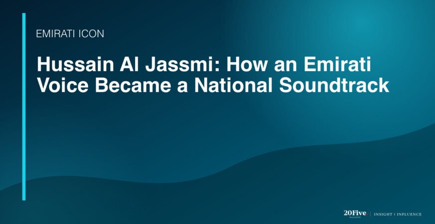 Hussain Al Jassmi biography featured editorial graphic by 20Five