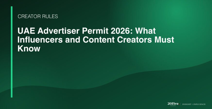 UAE Advertiser Permit 2026 featured editorial graphic by 20Five