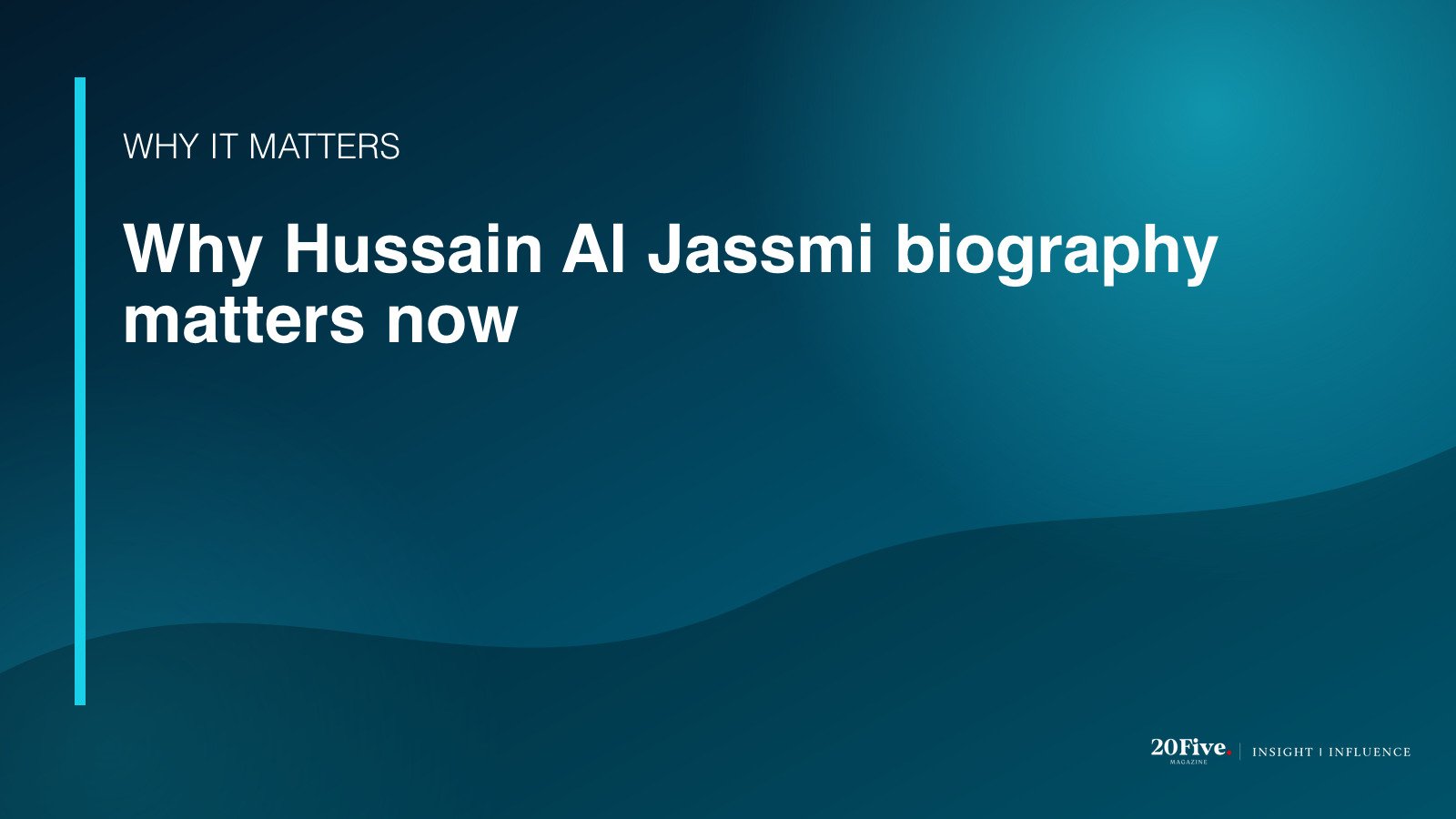 Why Hussain Al Jassmi biography matters